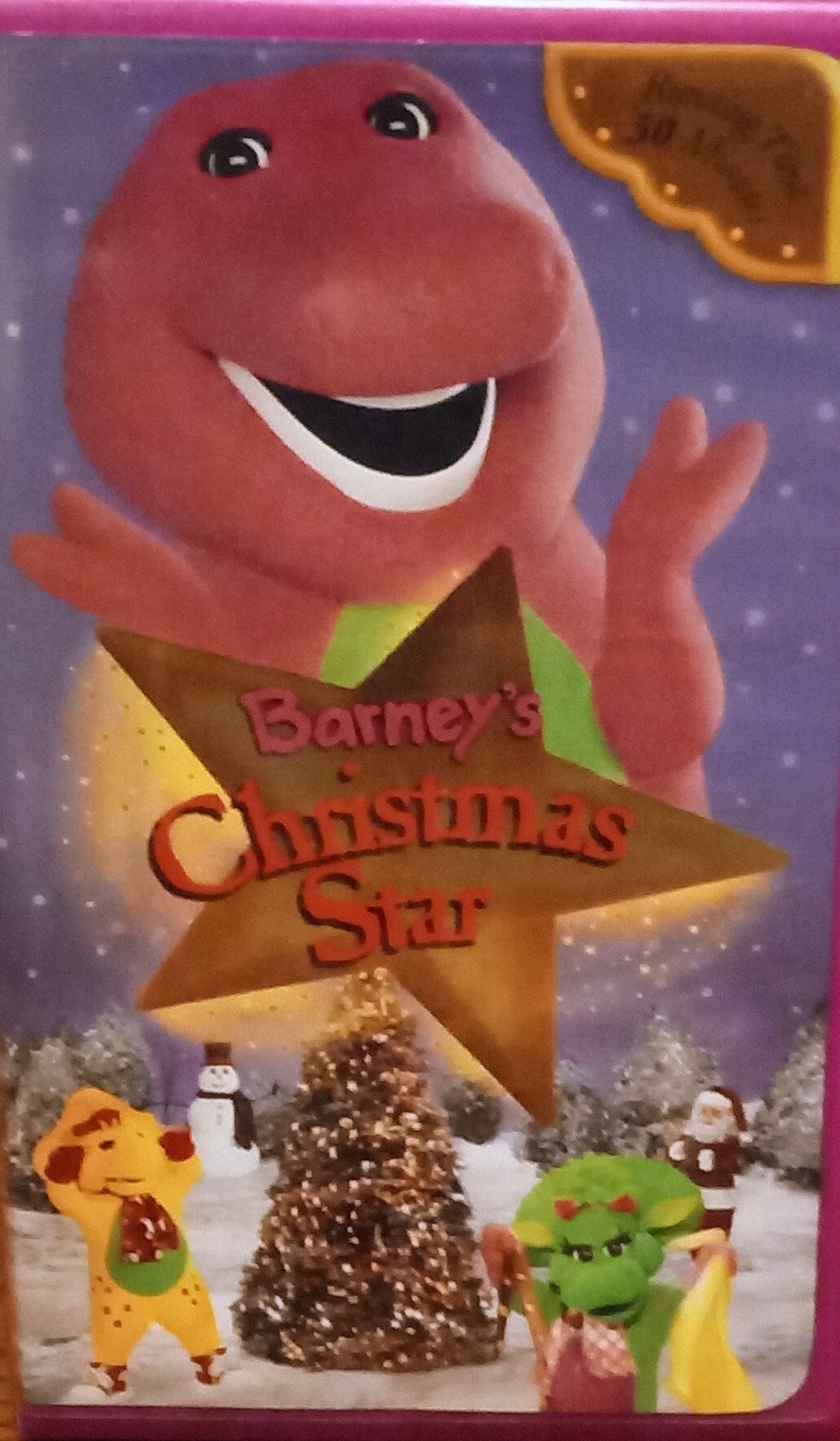 Barney S Christmas Star Vhs Etsy Barney S Christmas Star Vhs Etsy