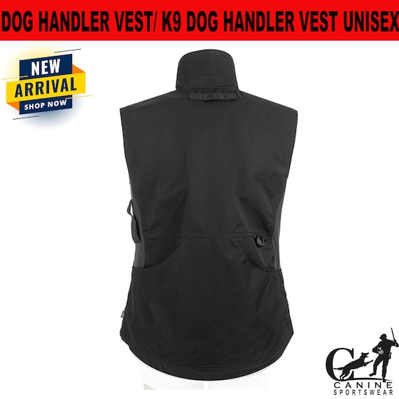 Dog Handler Vest Dog Training Vest Canine Handler Vest Softshell