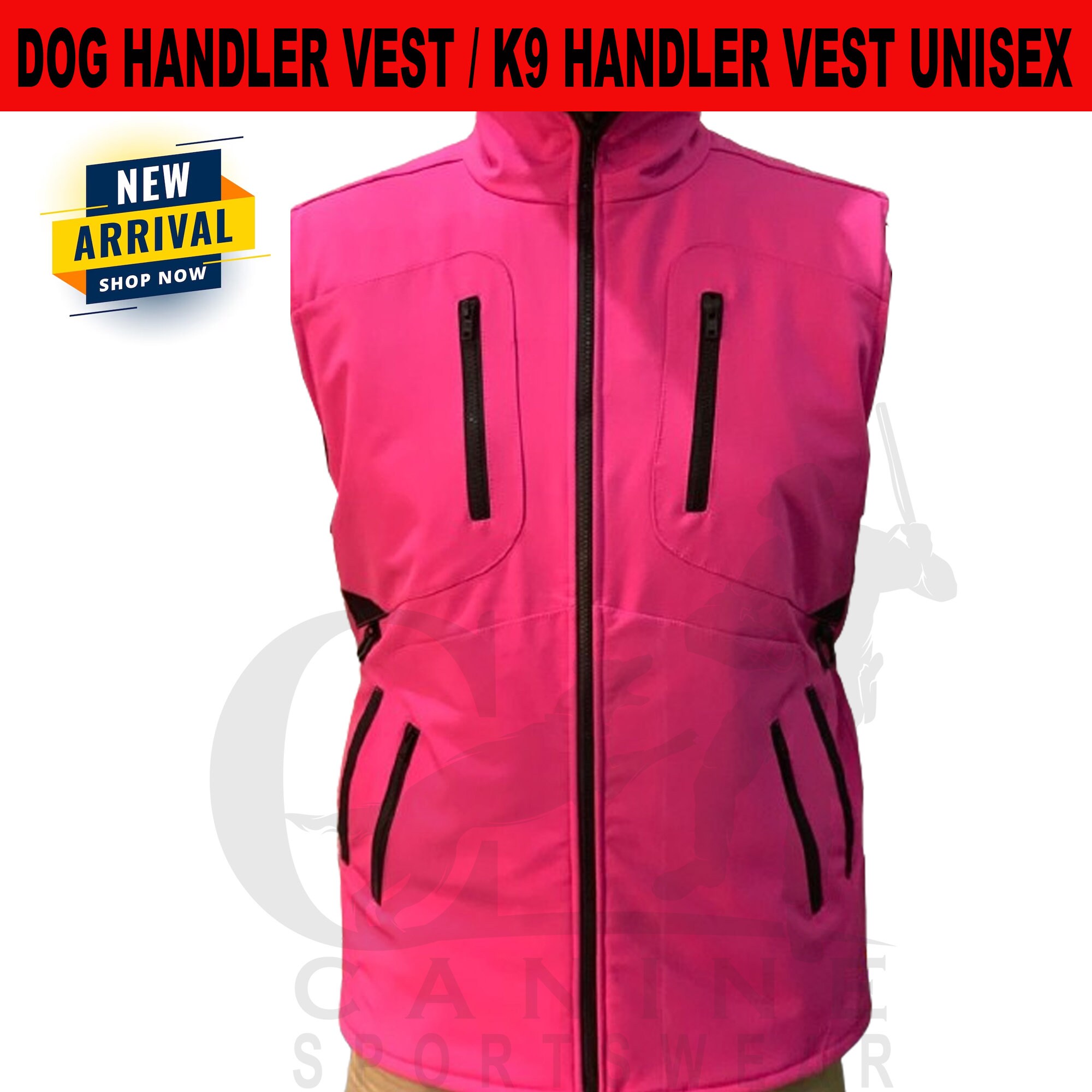 Dog Handler Vest Dog Training Vest Canine Handler Vest Softshell