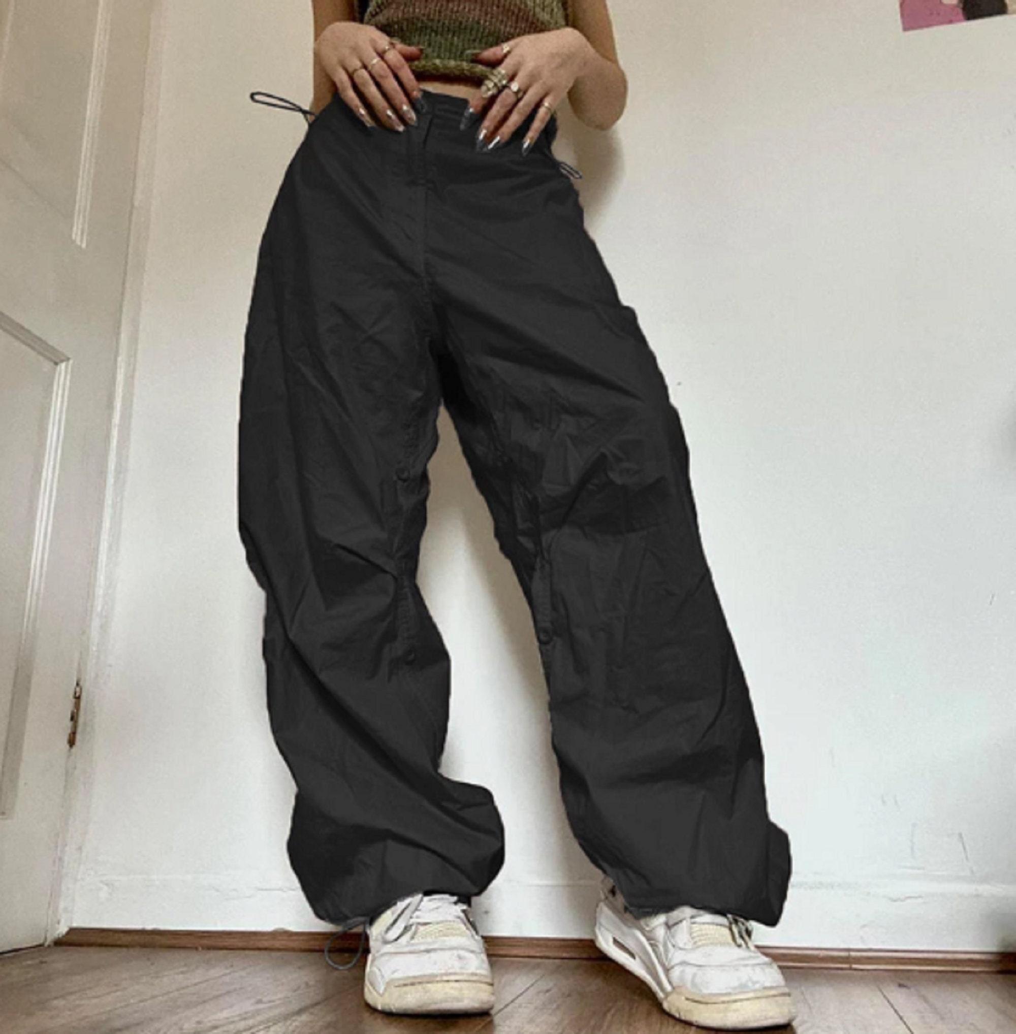 【メール便不可】 Y2K 00s ILLIG parachute rave pants