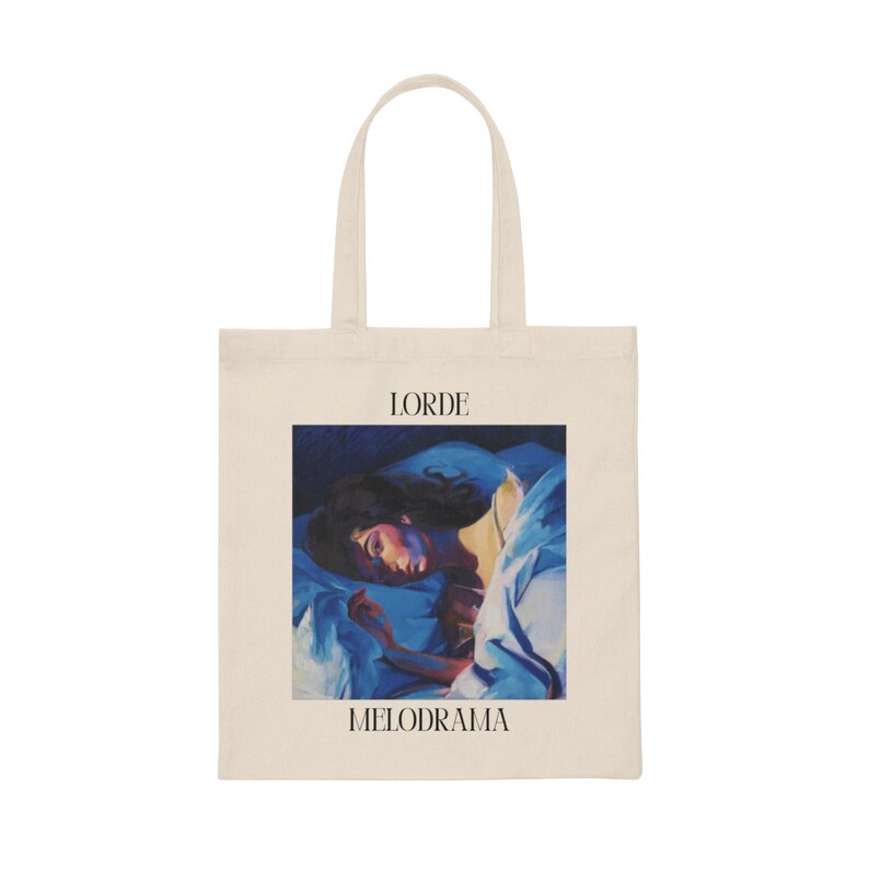 Bolsa de tela Lorde Melodrama - Bolsa de tela estética - Bolsa de tela musical - Bolsa de tela artística - Lorde imagen 2