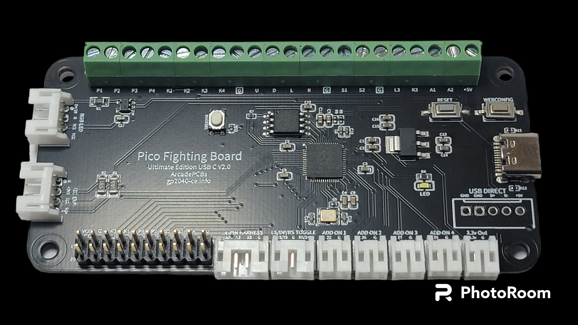 Pico Fighting Board Type C Ultimate Edition V2.0 by Arcadepcbs - Etsy ...