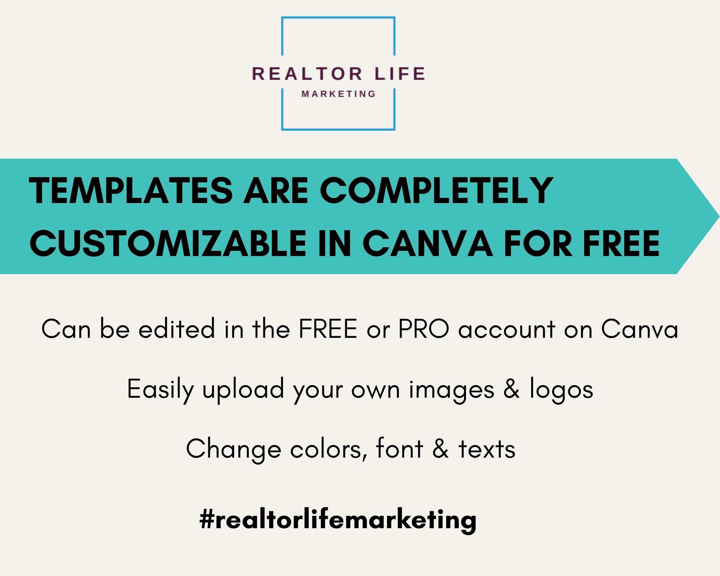 Real Estate Price Adjustment Marketing Set Marketing Templates