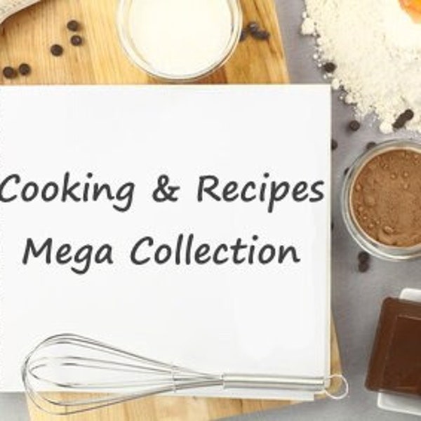 Cooking & Recipes Mega Collection | Cookbook eBooks | Recipe Cards | PLR Articles | Stock Photos + Videos