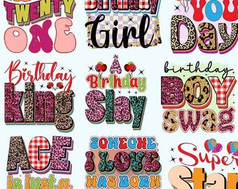 10K-verjaardags T-shirtontwerpen | Megabundel SVG PNG voor print on demand en snijmachines