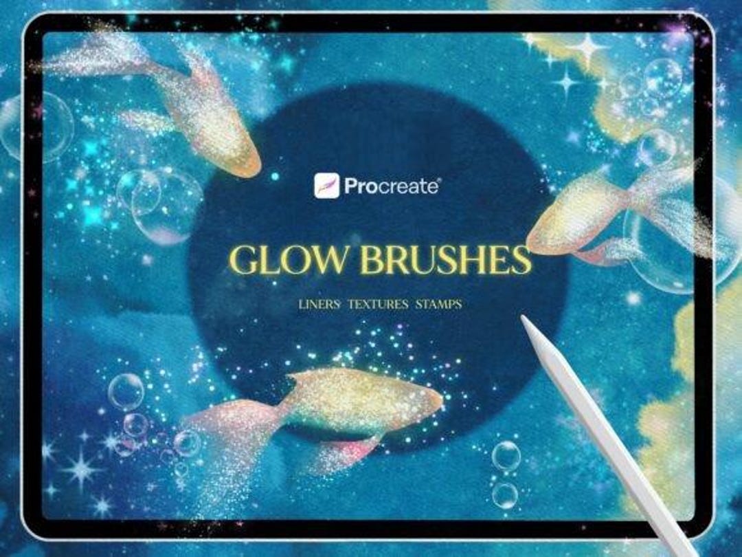 Sparkle Glow & Glitter Procreate Brushes - Etsy