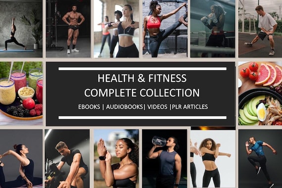 Total Health & Fitness PLR Bundle | eBooks, Audiobooks, Videos, PLR Articles (Resell Rights)