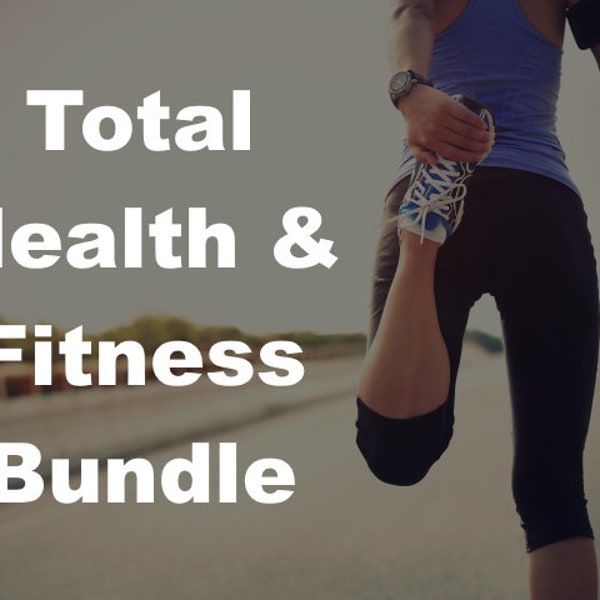 Health & Fitness Bundle | eBooks | Videos | Audiobooks | Fitness Programs | Social Images | PLR Articles | HUGE Collection w/ Resell Rights