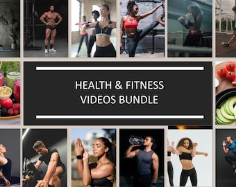 Health & Fitness Video Collection | 150 Videos | Diet Plans, Exercise Videos (Resell Rights)