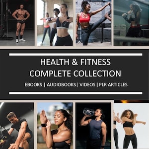 Pack DPP Santé et forme physique totale | Livres électroniques, livres audio, vidéos, articles DPP (droits de revente)
