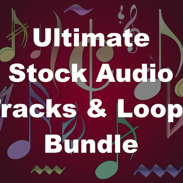 Ultimate Stock Music Tracks Package with Resell Rights | Royalty-Free Audio Track & Loops for Professional or Personal Use
