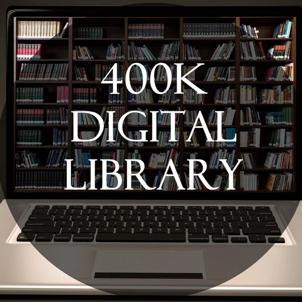 Biblioteca de productos digitales de 400.000 / libros electrónicos / audiolibros / videos / Incluye derechos de reventa Colección ENORME