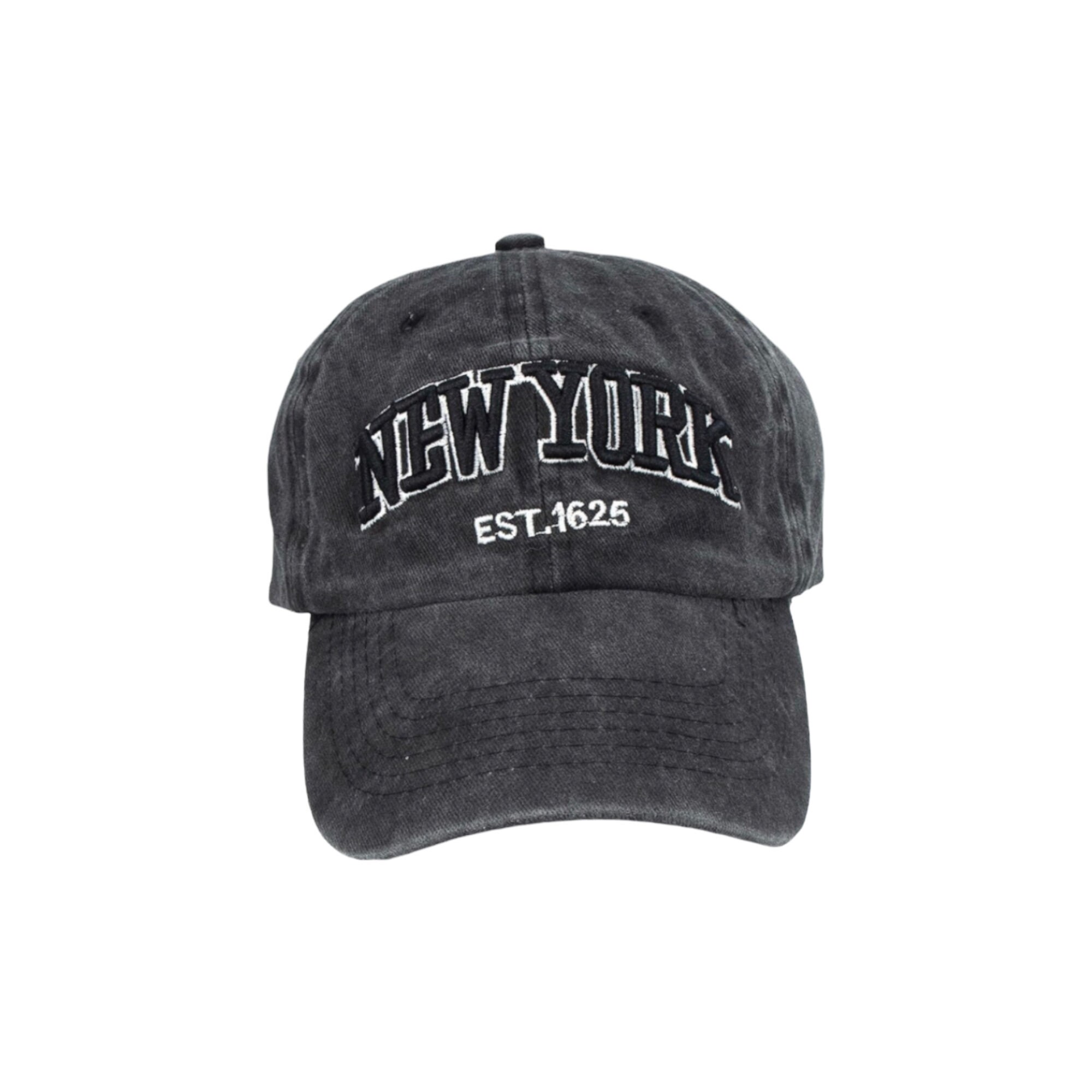 NY Classic Baseball Cap Distressed Adjustable Etsy UK