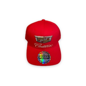 CADILLAC Car Official Logos Cotton Cap Embroidered Adjustable