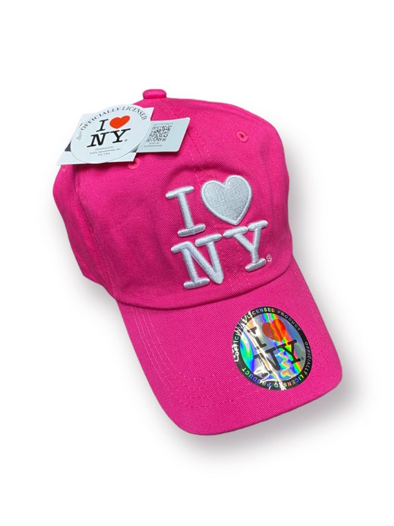 Official I Love NY Baseball Cap - Licensed Heart New York Cotton Hat