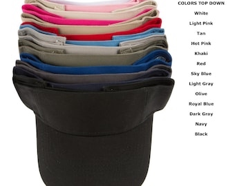 Athletic Visor Hat Adjustable Unisex for Everyday and Vacation