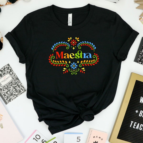 Maestra Shirt, Spanish Teacher Shirt, Spanish Maestra Shirt, Teacher Pen Shirt, Teacher Shirt, Teacher Life Shirt, Teacher Day Shirt