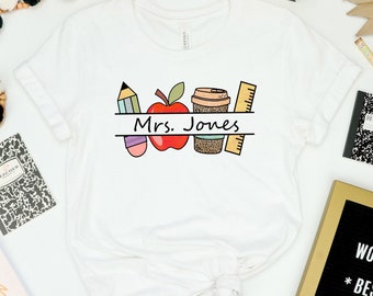 Custom Teacher Shirt, Teacher Pen Shirt, Teacher Life Shirt, Teacher Shirt, Teachers Day Shirt, Teacher School Shirt, Gift For Teacher