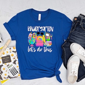 Kindergarten Lass uns dies tun Shirt, Hallo Kindergarten Shirt, Kindergarten Shirt, Back To School Shirt, Kindergarten Kinder Shirt, Schul Shirt