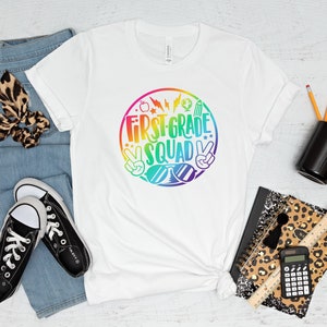 1st Grade Squad Shirt, First Grade Kids Shirt, Back To School Shirt, First Grade Shirt, First Grade Teacher Shirt, 1st Grade Shirt