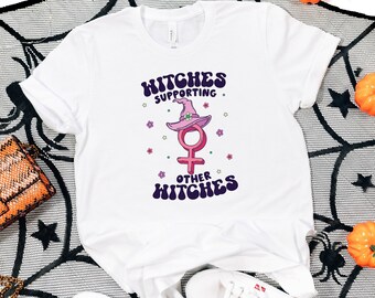 Witches Supporting Other Witches Shirt, Witch Shirt, Woman Power Halloween Shirt, Halloween Shirt, Halloween Woman Shirt, Halloween Gift