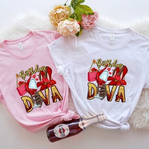 Chemise anniversaire diva, chemise anniversaire femme, chemise fête d'anniversaire, chemise anniversaire, chemise anniversaire fille, chemise anniversaire pour femme noire