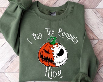 I Am The Pumpkin King Shirt, Spooky Pumpkin Shirt, Halloween Sweatshirt, Pumpkin Season  Sweatshirt, Spooky Sweatshirt, Halloween Gift