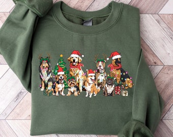 Christmas Dog Sweatshirt, Dog Owner Christmas Gift, Dog Christmas Sweatshirt, Christmas Sweater, Holiday Sweater, Christmas Shirt, Dog Gift