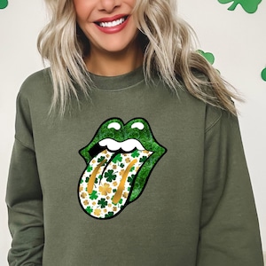 Cute Lip St Patrick's Day Gift Women T-Shirt Cute Lip St Patrick's Day Gift Women T-Shirt
