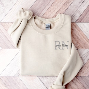 Embroidery Sweatshirt Print on Demand Etsy Australia