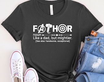 Camiseta de papá, como papá, pero más poderoso, el mejor papá del mundo, superhéroe, el mejor padre, el día del padre, regalo para papá