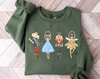 Nutcracker Sweatshirt, Christmas Sweatshirt, Sugar Plum Fairy Shirt, Christmas Sweater, Christmas Shirt, Xmas Shirt, Christmas Gift