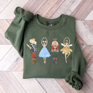 Nutcracker Sweatshirt, Christmas Sweatshirt, Sugar Plum Fairy Shirt, Christmas Sweater, Christmas Shirt, Xmas Shirt, Christmas Gift