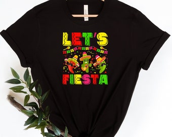 Let's Fiesta Shirt, Mariachi Shirt, Sombrero Hat Shirt, Cinco De Mayo Shirt, Fiesta Party Shirt, Mexican Party Shirt, Hispanic Party Shirt