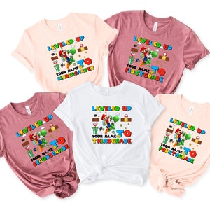 Leveled Up To Third Grade Shirt, Mario Third Grade Shirt, Third Grade Shirt, Mario School Shirt, 3rd Grade Kids Shirt, Back To School Shirt