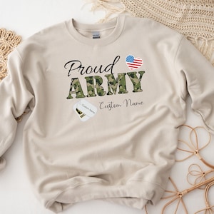 USA Army Shirt, Proud Army Shirt, Custom Named USA Army Shirt, Custom Proud Army Shirt, Proud Army Family Shirt, Army Family Matching Shirt