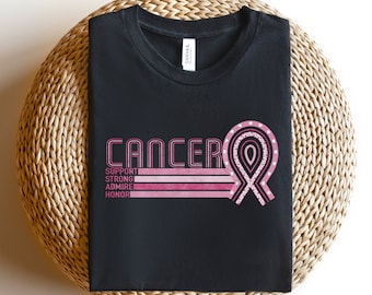 Support Strong Admire Honor Shirt, Breast Cancer Shirt, Support Cancer Awareness Shirt, Pink Ribbon Shirt, Pink Day Sweatshirt
