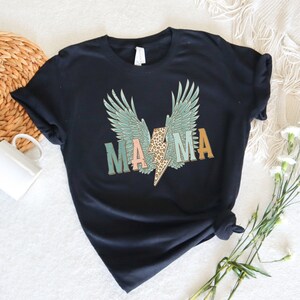 Angel Wings Mama Shirt, Leopard Mama Shirt, Love Rainbow Shirt, New Mom Shirt, Mothers Day Shirt, Mom To Be Shirt, Happy Mothers Day