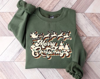 Merry Christmas Sweatshirt, Family Christmas Sweatshirt, Winter Sweatshirt, Christmas Sweatshirt, Women's Christmas Sweatshirt, Xmas Tee