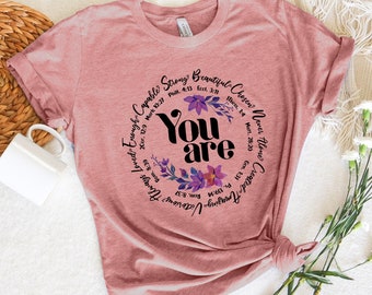 You Are Beautiful Capable Victorious Enough Shirt, Motivational Mom Shirt, Mom Life Shirt, New Mom Shirt, Mom To Be Shirt, Happy Mother Day