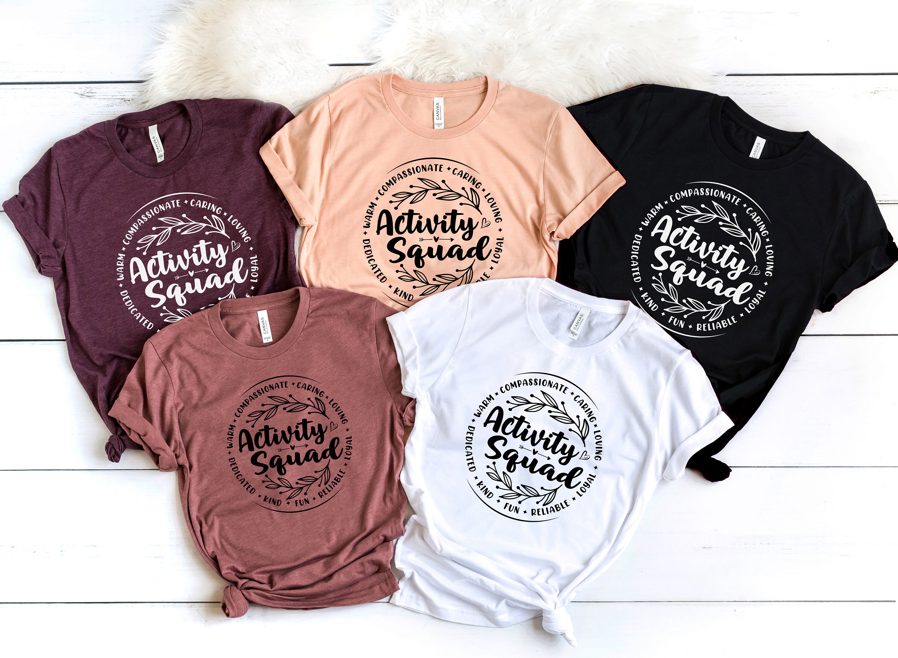 Activity Squad Shirt, Activity Assistant Shirt, Activity Coordinator ...