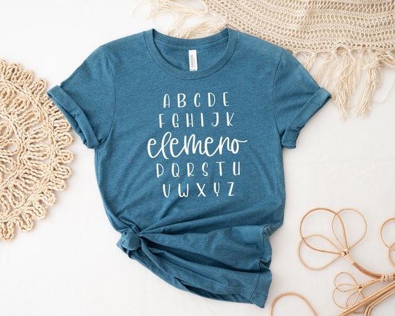 Alphabet Elemeno Shirt, Kindergarten Teacher Shirt, Teacher Life Shirt, Teacher Shirt, Teachers Day Shirt, School Shirt, Gift For Teacher