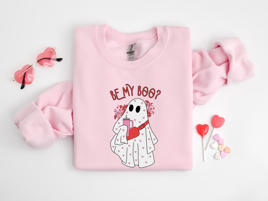 Be My Boo Sweatshirt, Ghost Sweater, Valentines Day Hoodie, XOXO ...