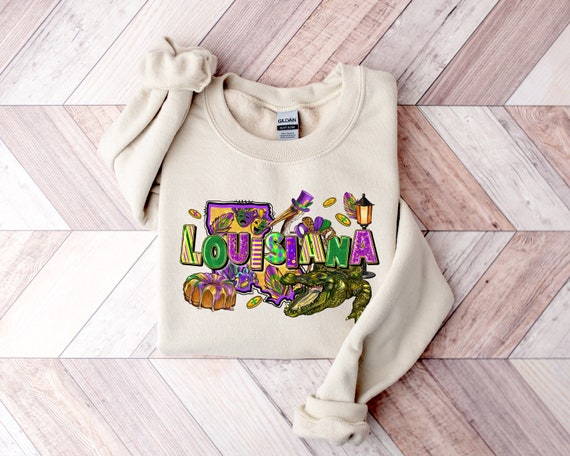 Louisiana Mardi Gras Shirt, Mardi Gras Dead shirt,Mardi Gras Carnival Drink Shirt,Fat Tuesday Sweatshirt,Orleans Sweatshirt, Louisiana Shirt