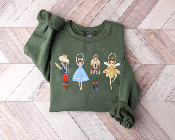 Nutcracker Sweatshirt, Christmas Sweatshirt, Sugar Plum Fairy Shirt, Christmas Sweater, Christmas Shirt, Xmas Shirt, Christmas Gift