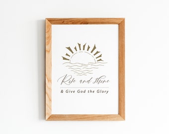 Rise and Shine digital print art