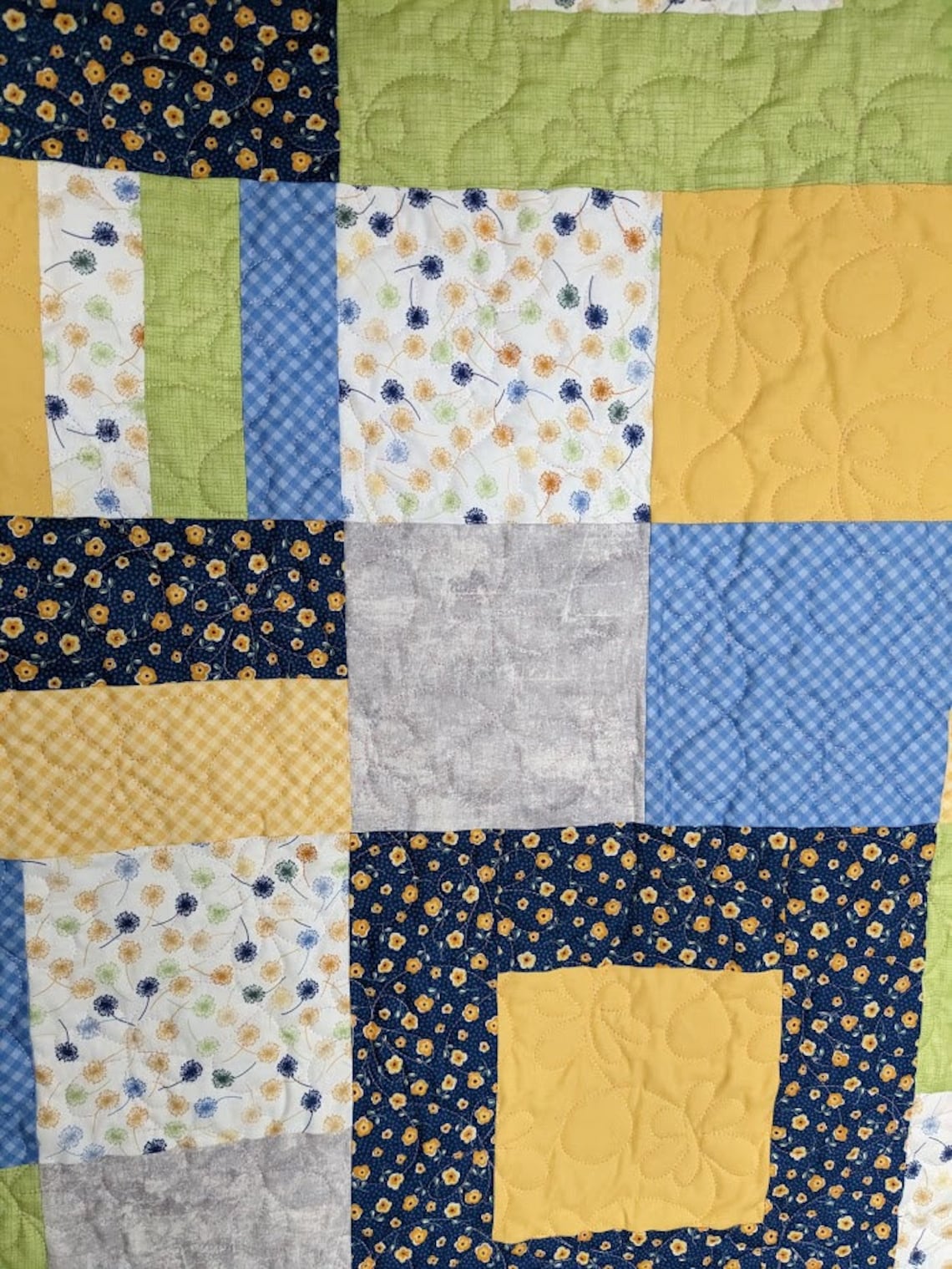 Digital Quick and Easy Lap Quilt Pattern, Simple Lap Quilt, Beginner