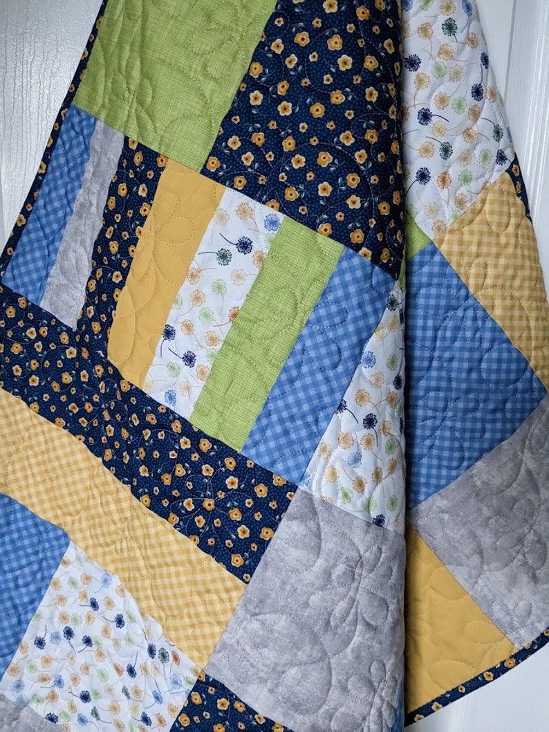 Digital quick and easy lap quilt pattern simple lap quilt beginner