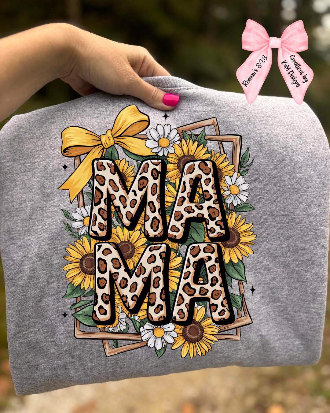 Sunflower Mama DTF Transfer Print | READY to PRESS | Shirt Transfer ...