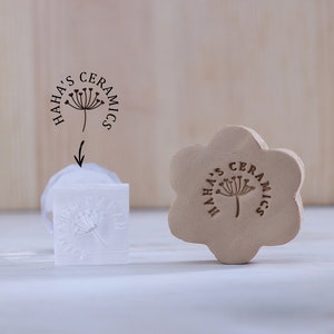 Custom Stamp for Pottery, Acrylic Christmas Clay Stamp, Personalized Pottery Letter Stamp, Clay Stamps for Pottery, Pottery Tools
